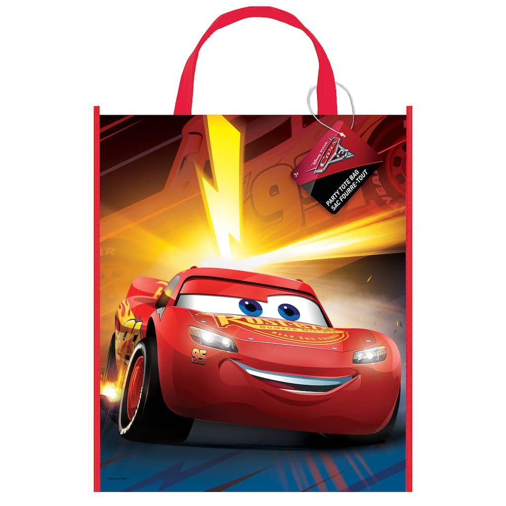 6 PCS DISNEY Cars McQueen Party Favor Bags Goodie Loot Tote Candy Treats Pixar 